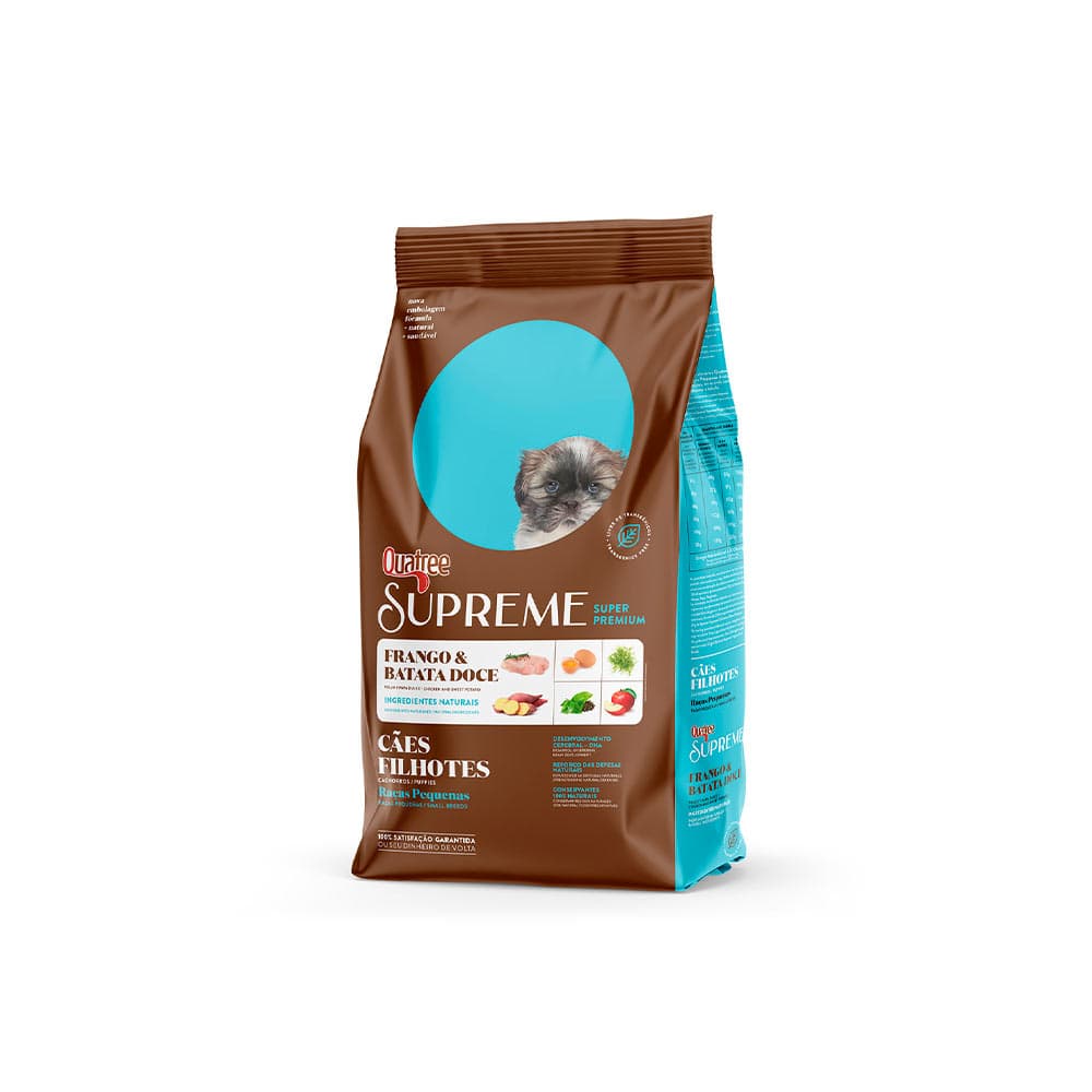 Quatree Supreme Filhotes Portes Pequeno - Frango e Batata Doce