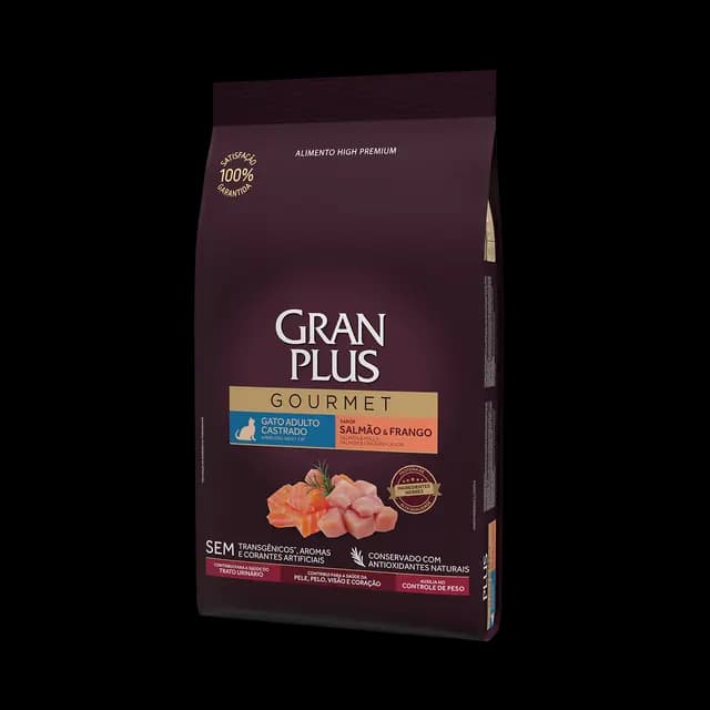 GranPlus Gourmet Adulto Castrado - Salmão e Frango