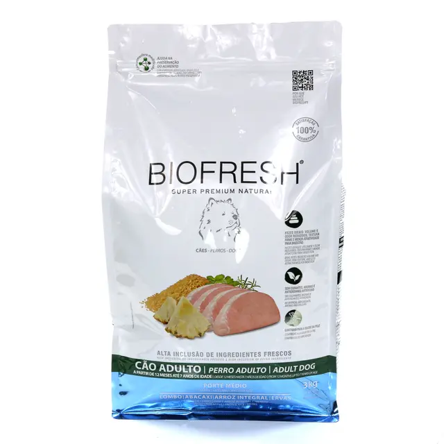 Biofresh Adultos Portes Médio - Lombo e Abacaxi