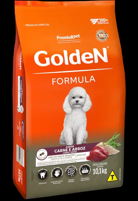 Golden Formula Adultos Porte Pequeno Carne e Arroz